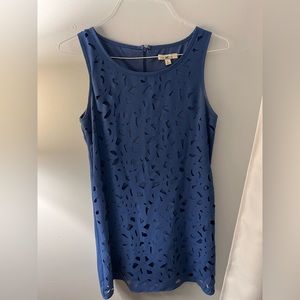 blue business casual dress